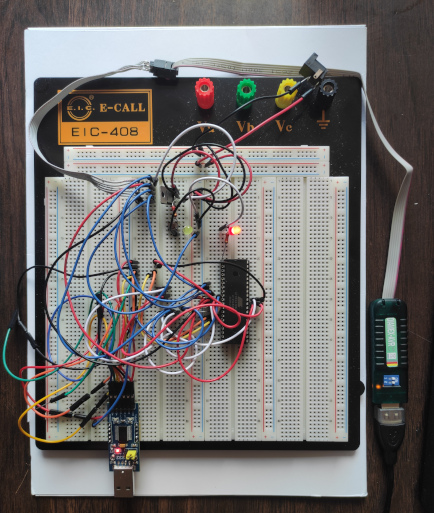 ATmega 1284p on a Breadboard